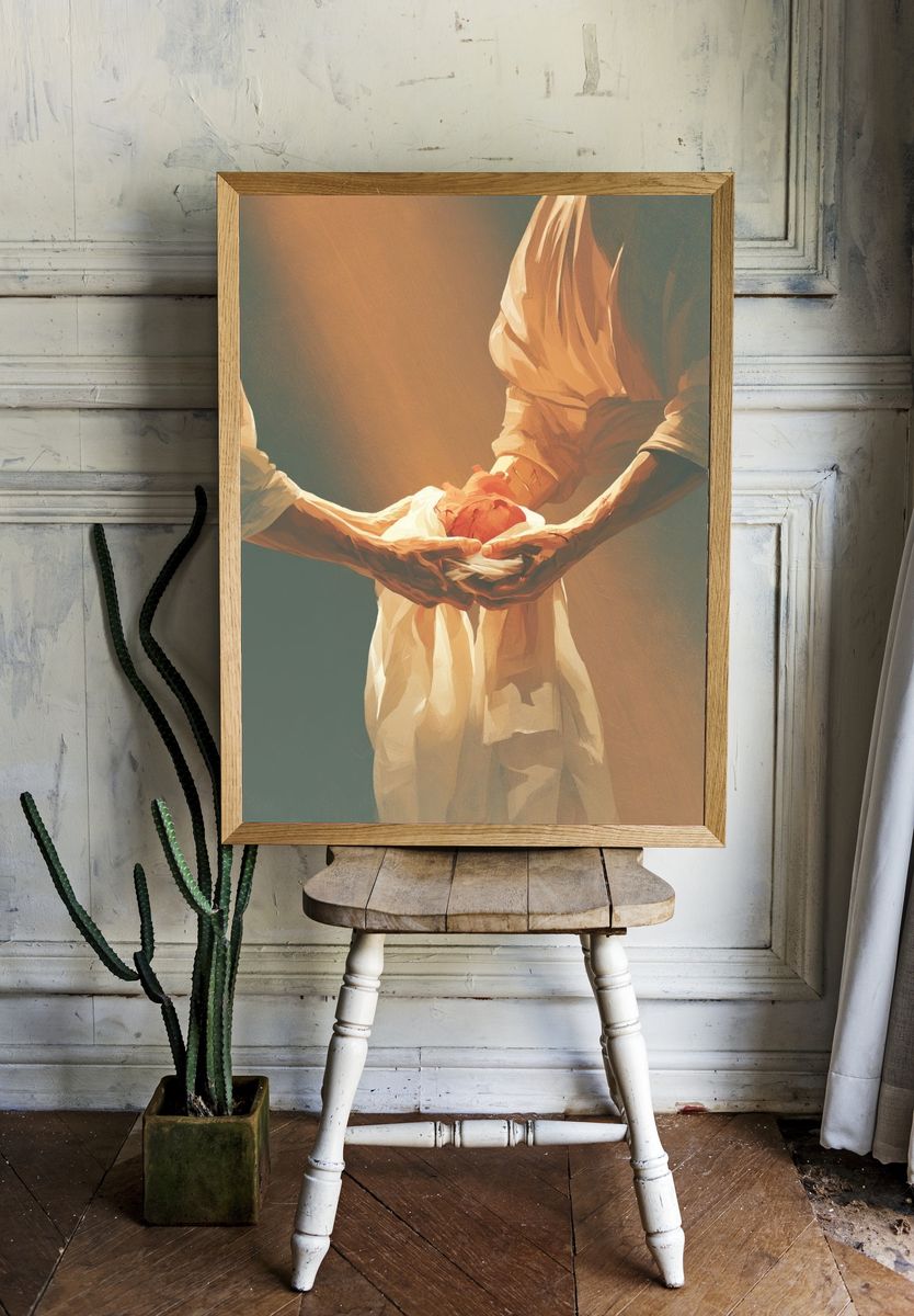 Sacred Offering Fine-Art Print. — room view 1