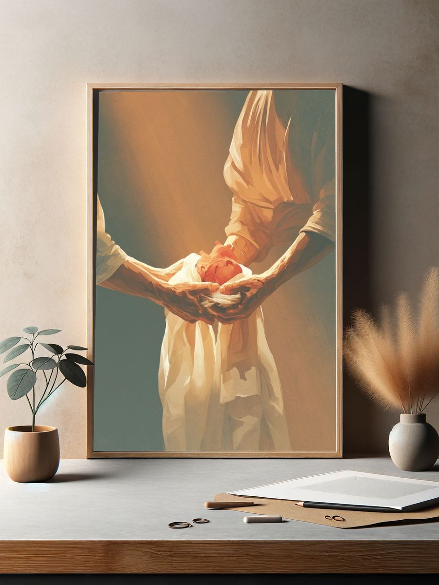 Sacred Offering Fine-Art Print. — room view 2