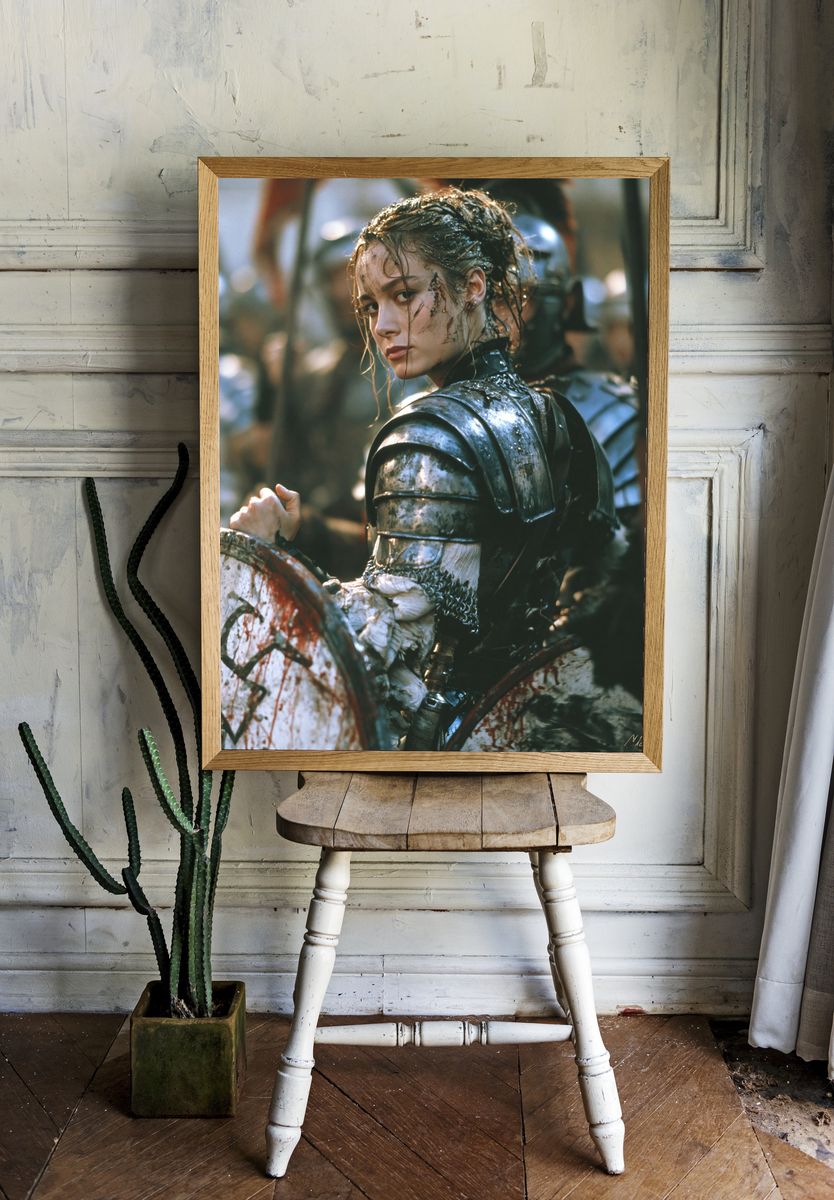 Joan of Arc Portrait Poster. room preview