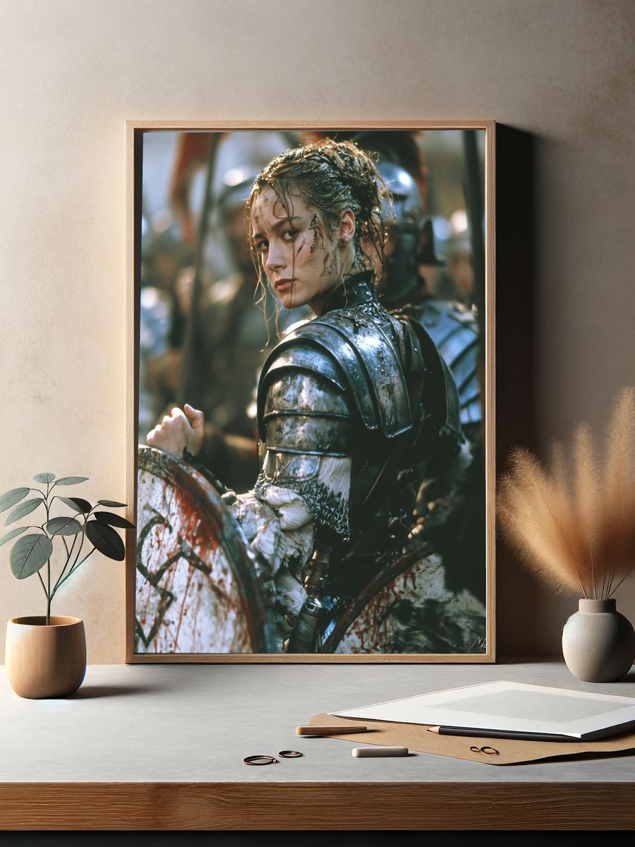 Joan of Arc Portrait Poster. — room view 2