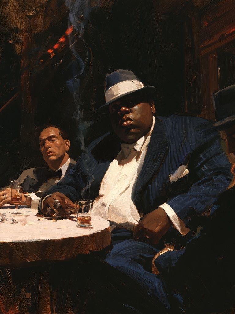 Jazz Club Portrait Poster. poster — fine-art art