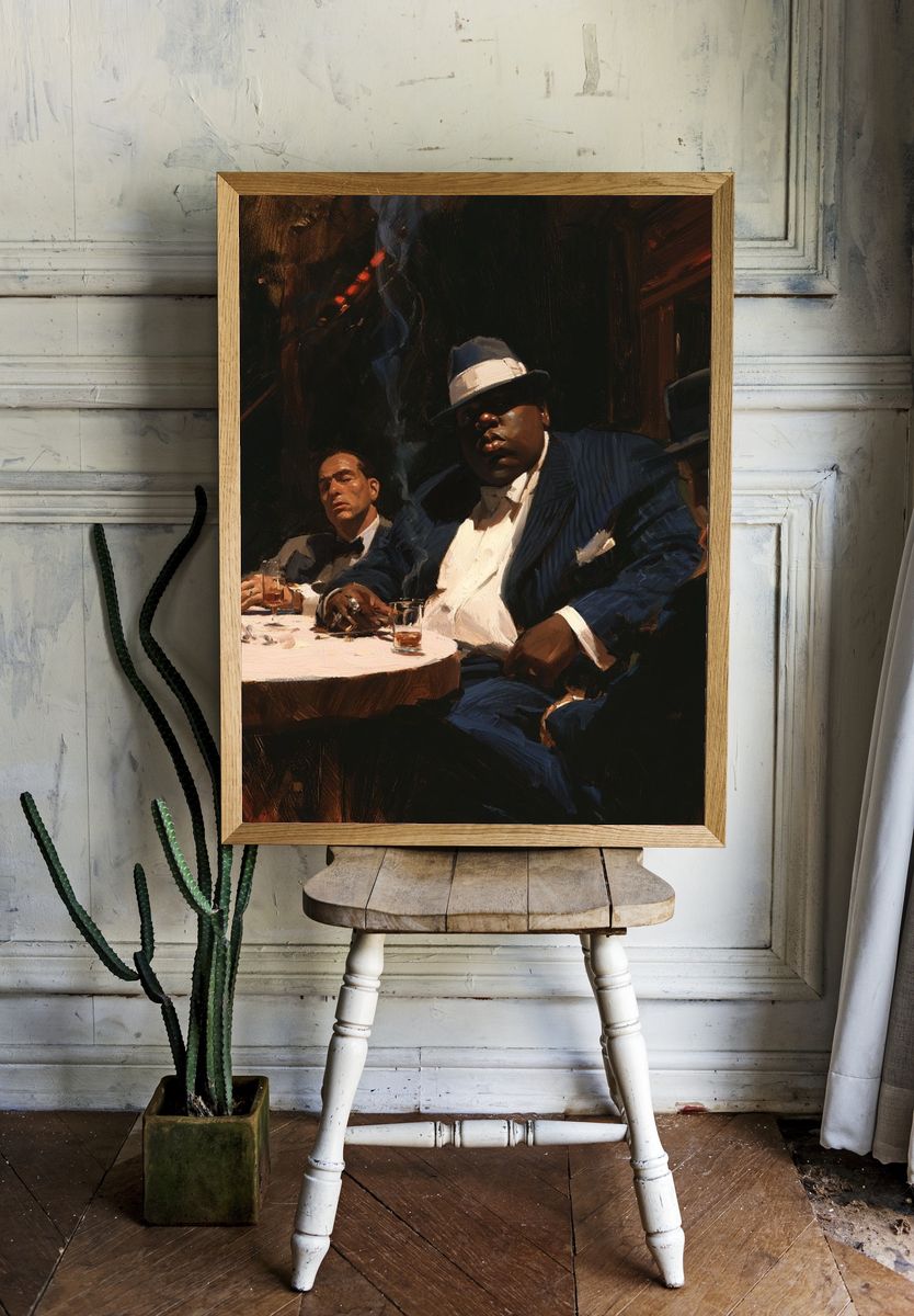 Jazz Club Portrait Poster. — room view 1