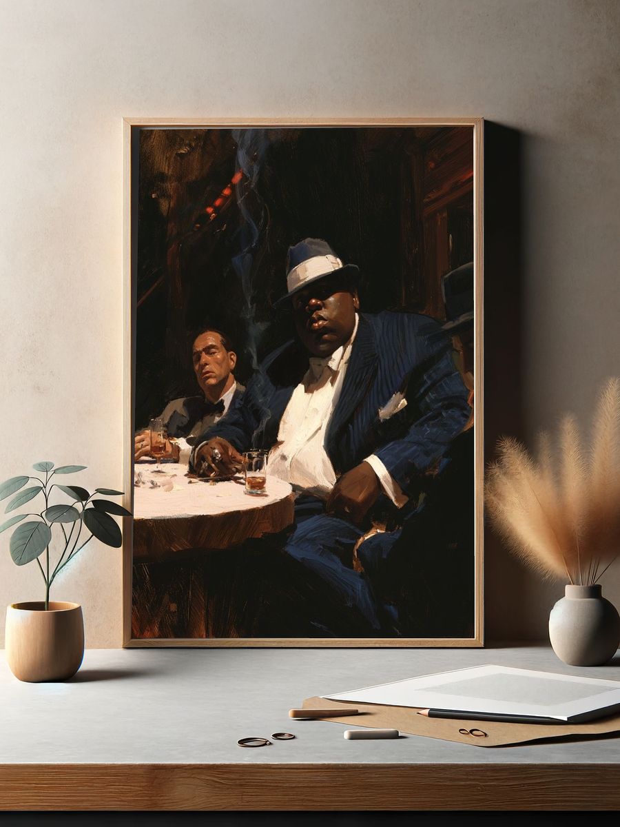 Jazz Club Portrait Poster. — room view 2