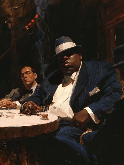 Jazz Club Portrait Poster. poster