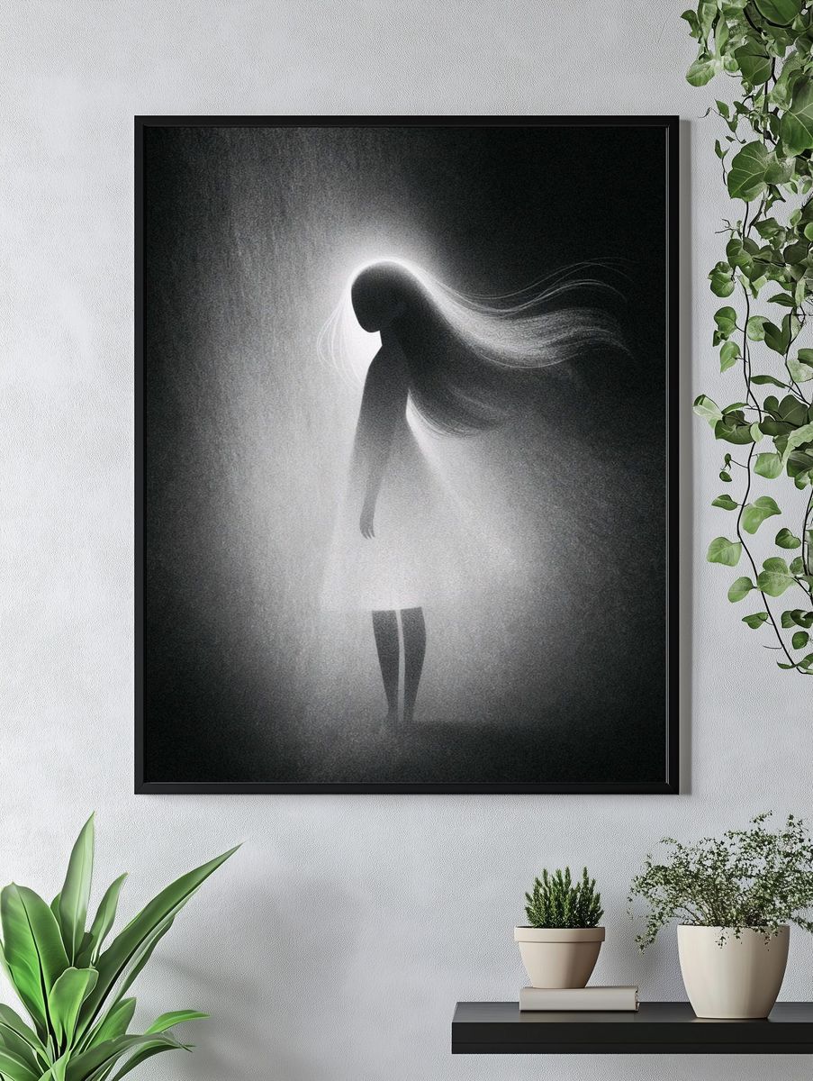 Ethereal Silhouette Fine-Art Print. — room view 4