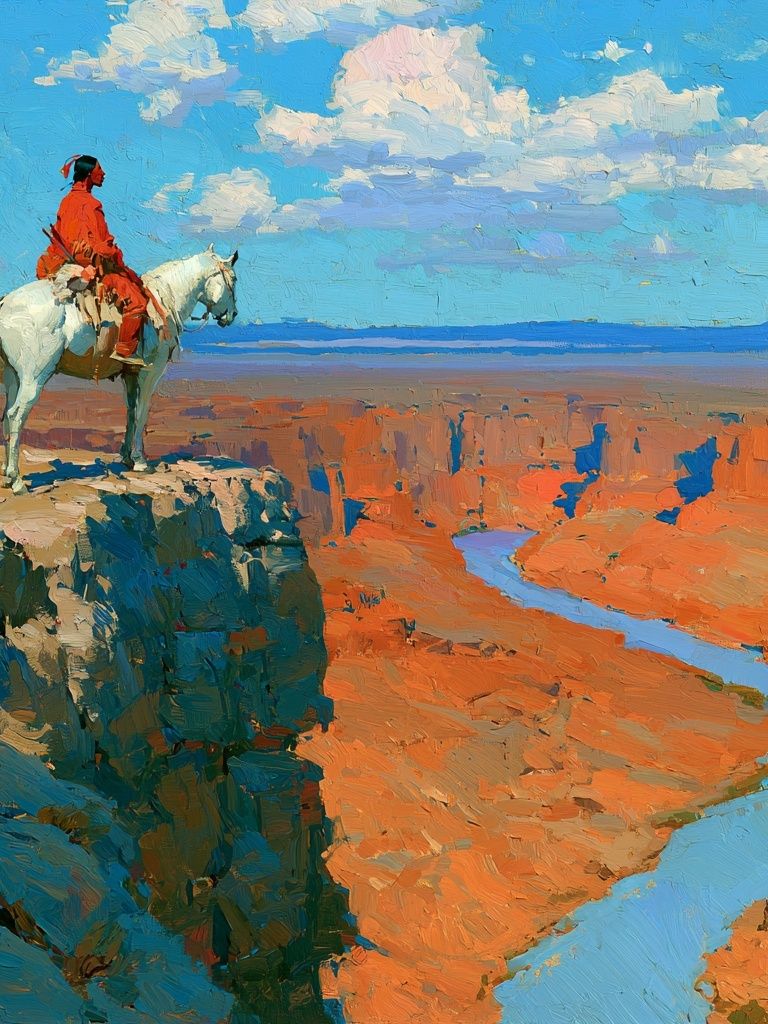 Desert Rider Fine-Art Print. poster detail