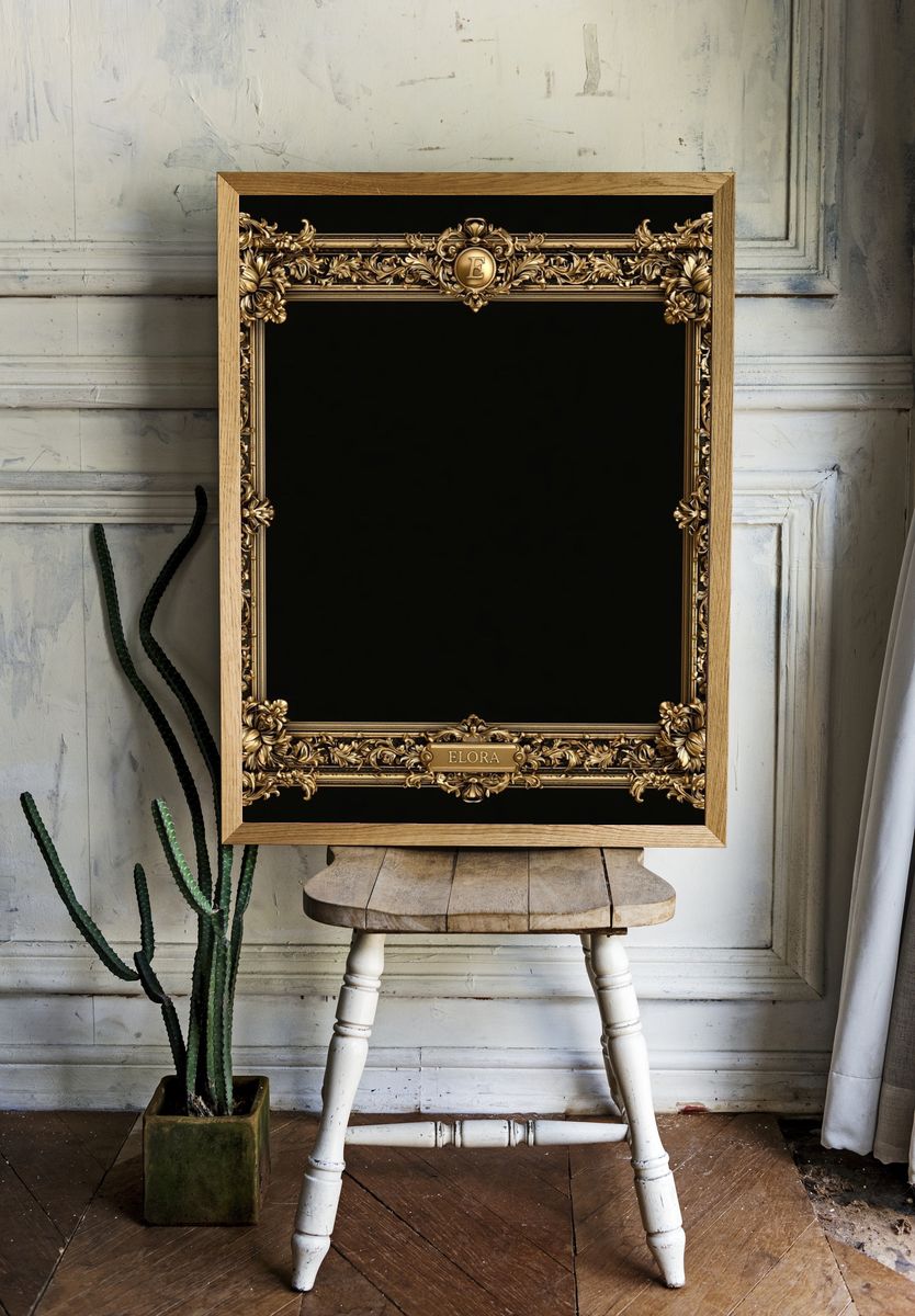 Surreal Bloom Portrait Print. — room view 1