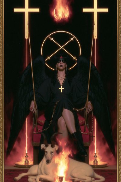 Occult Throne Gothic Print.