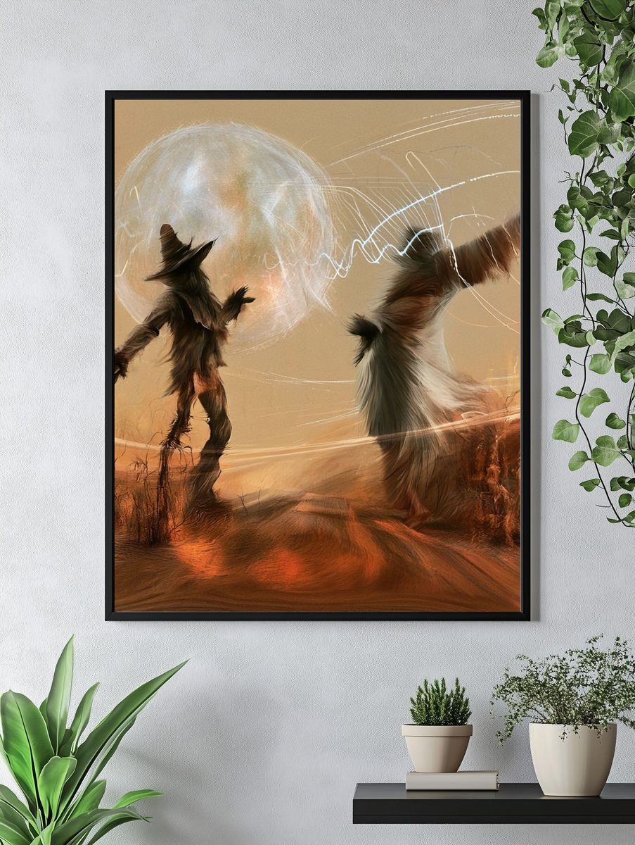 Desert Ritual Surrealism Poster. — room view 4