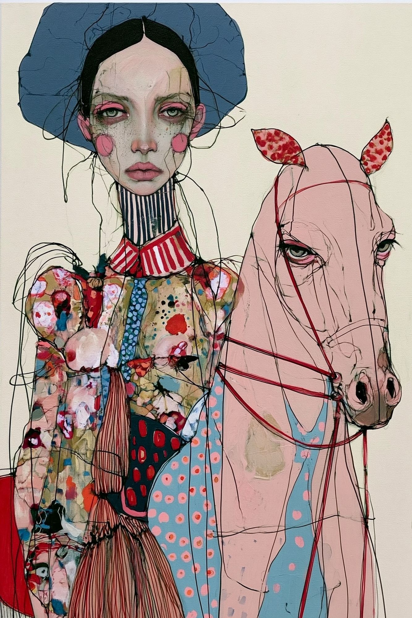 Surreal Fashion Portrait Poster. poster — fine-art art