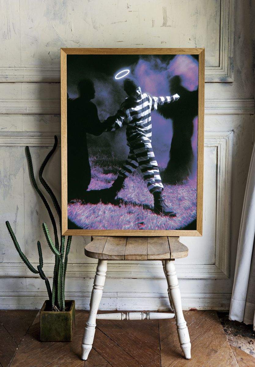 Halo Prisoner Surrealism Poster. — room view 1