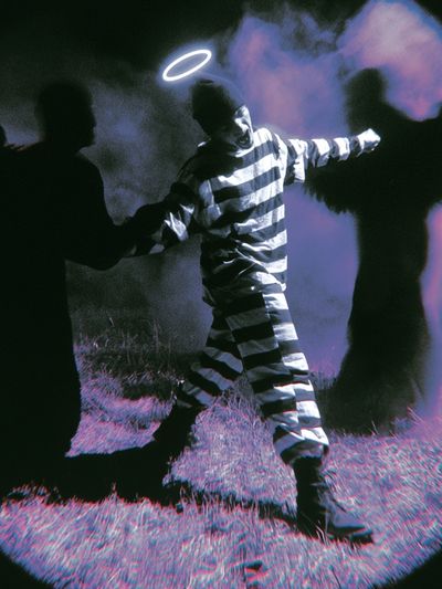 Halo Prisoner Surrealism Poster.
