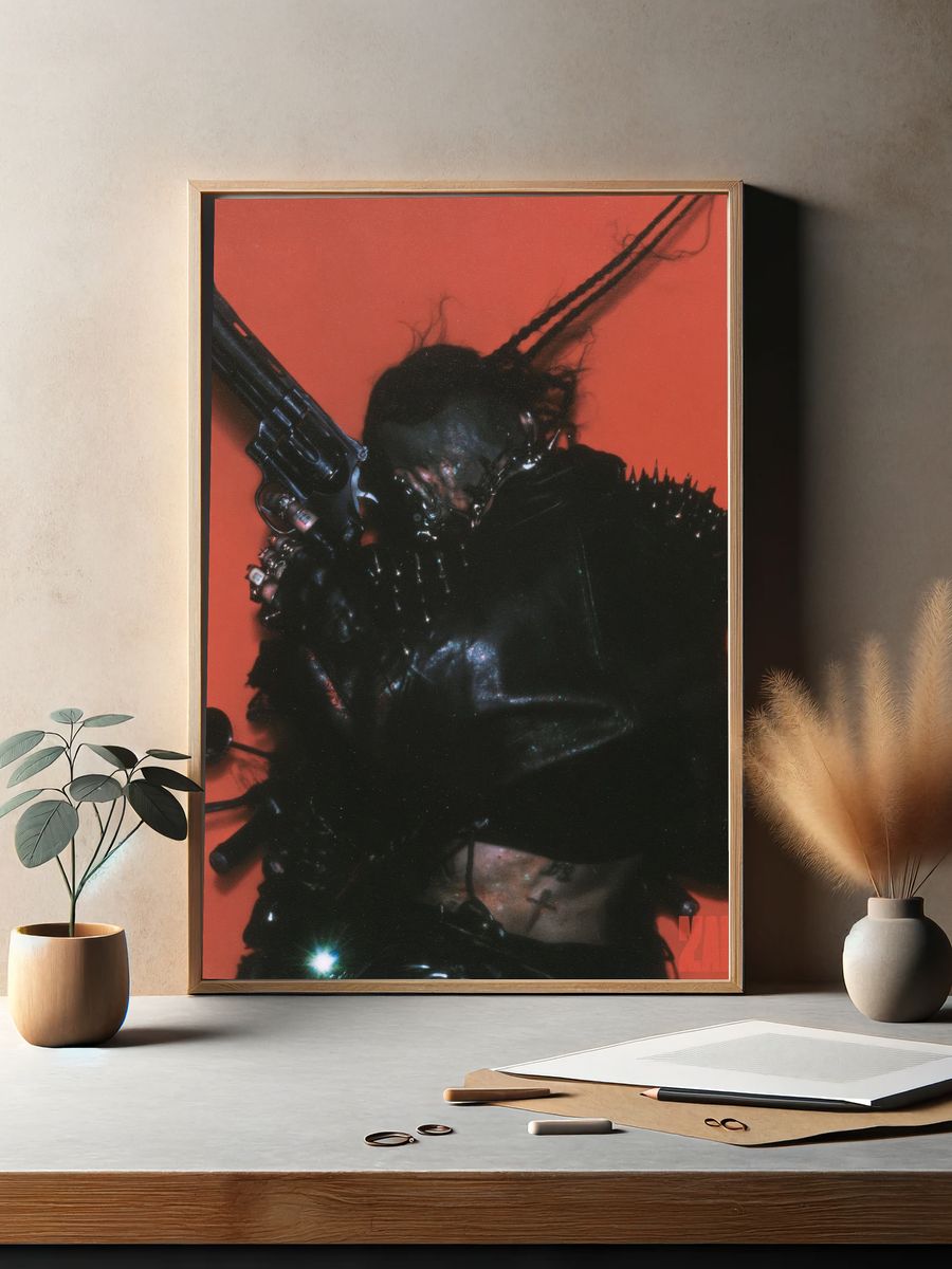 Red Maxx Portrait Print. — room view 2
