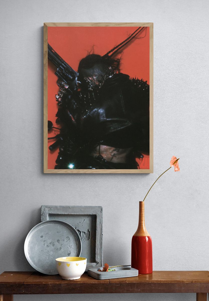 Red Maxx Portrait Print. — room view 3