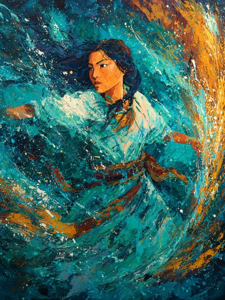 Ocean Spirit Fine-Art Poster. poster detail