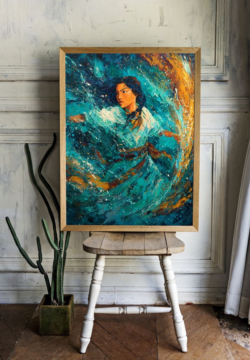 Ocean Spirit Fine-Art Poster. — room view 1