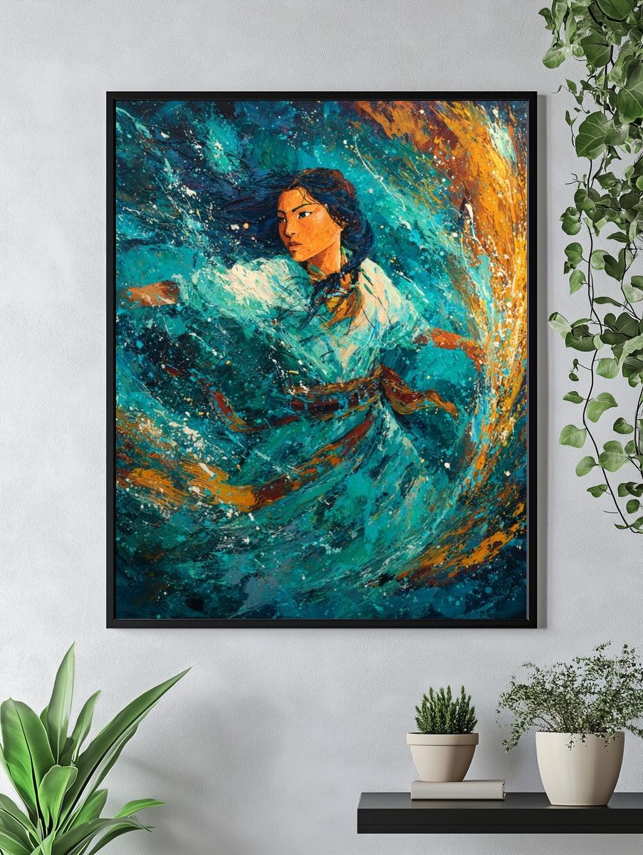 Ocean Spirit Fine-Art Poster. — room view 4