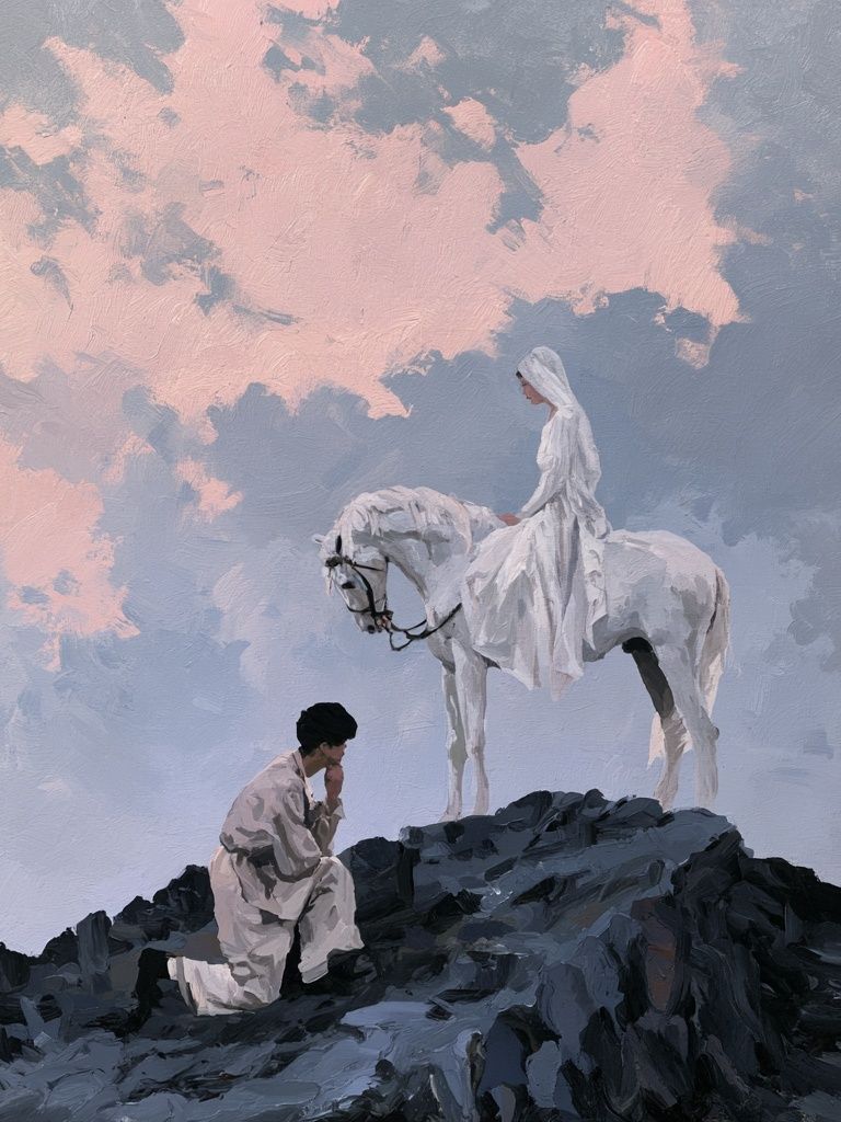 Dreamlike Rider Fine-Art Print. poster detail