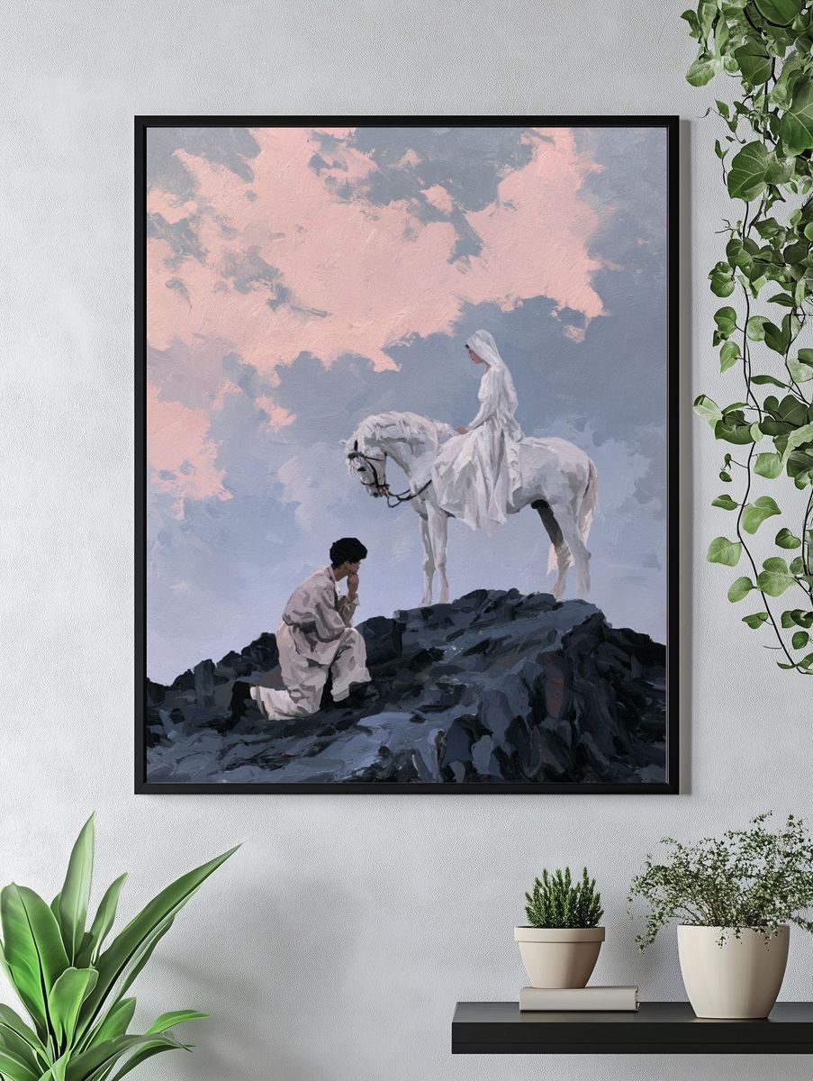 Dreamlike Rider Fine-Art Print. — room view 4
