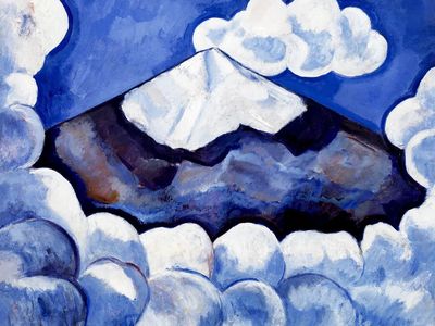 Popocatepetl; Spirited Morning (1932) painting. poster print
