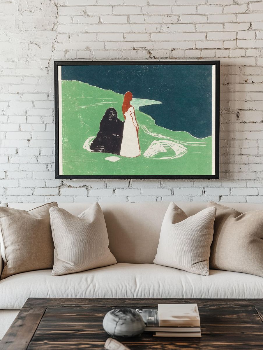 Two Women Shore (1898) Edvard. — room view 1