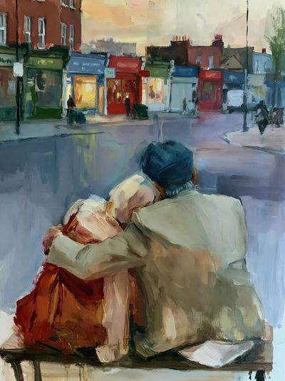 City Lovers Street Scene Poster.