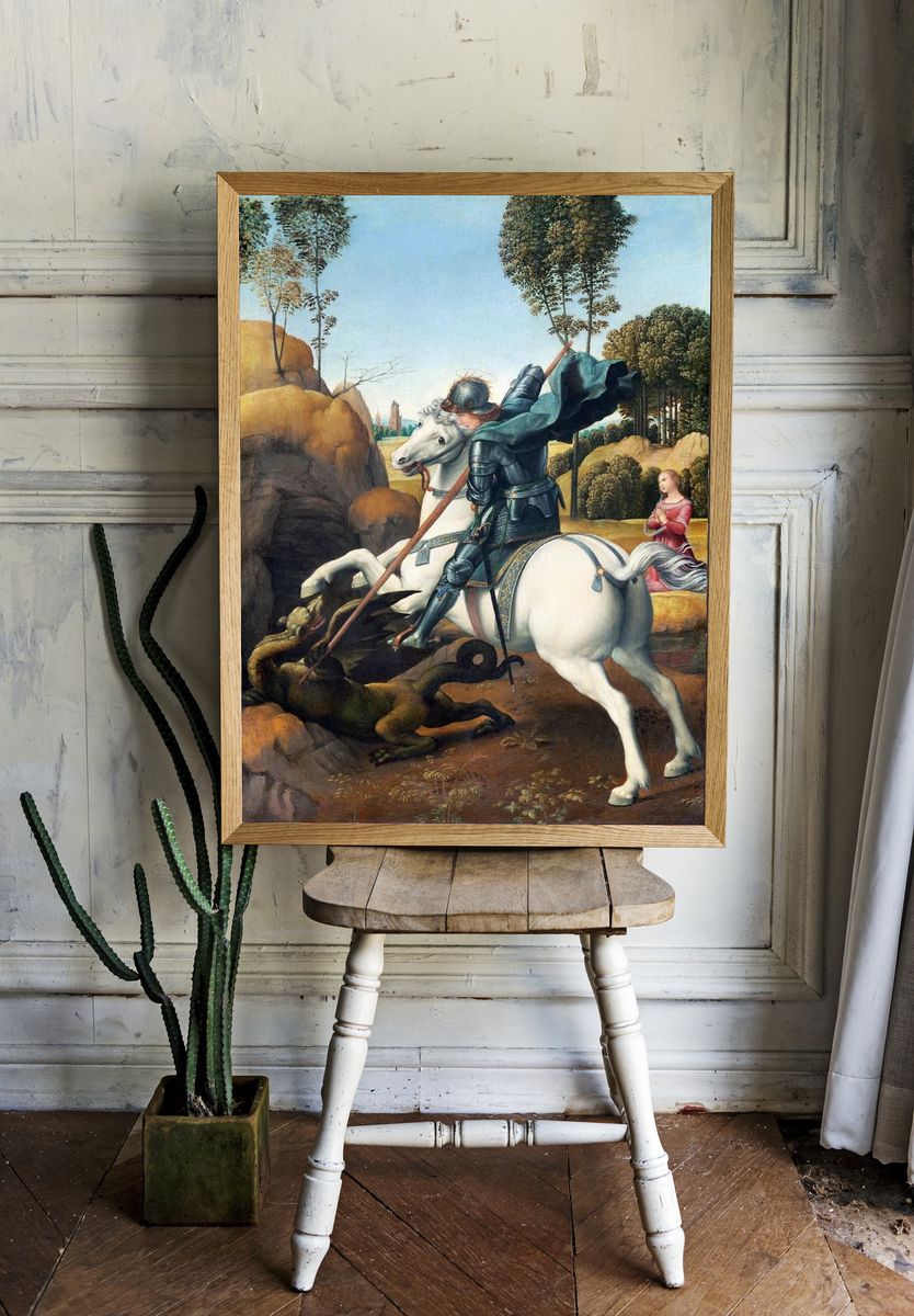 Raphael 's Saint George Dragon. — room view 1
