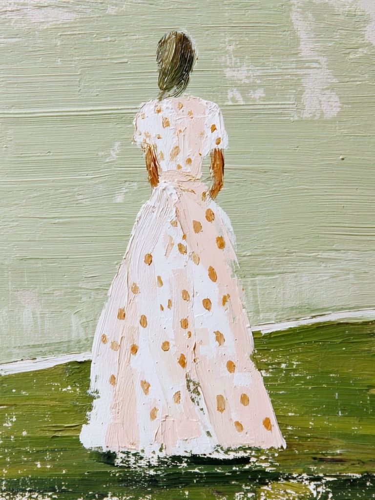Solitary Figure Contemporary Print. poster detail