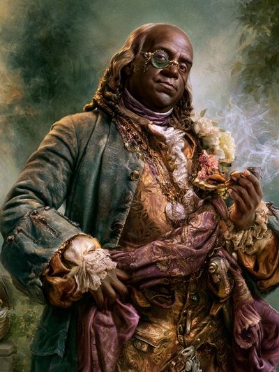 Baroque Gentleman Portrait Print.