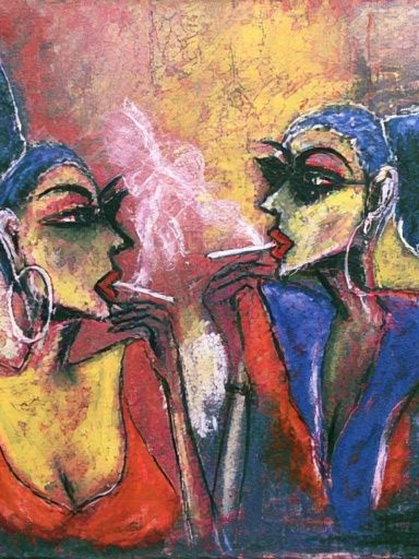 Abstract Women Portrait Poster. poster — fine-art art