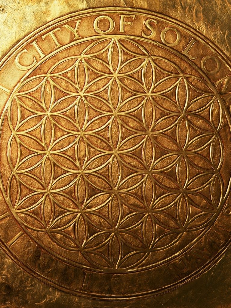 City of Sol Golden Emblem Poster. poster detail