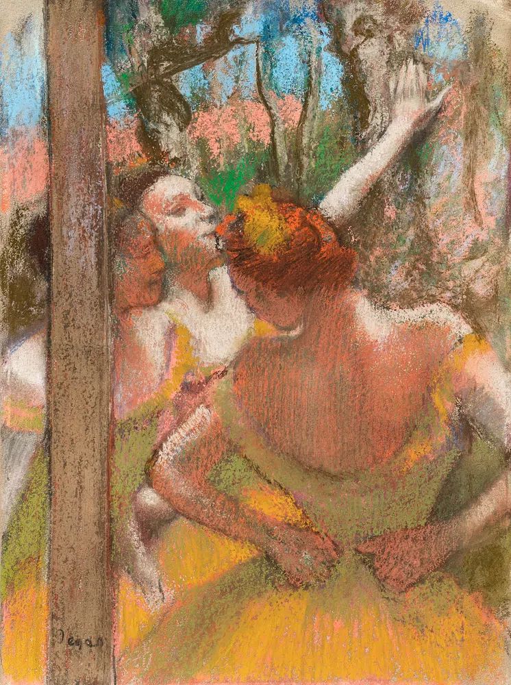 Dancers (1896) painting high resolution. poster detail