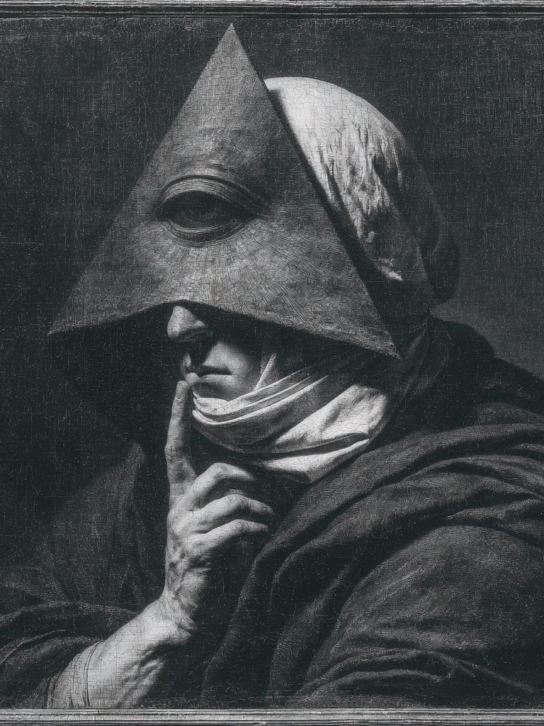 Mystic Figure — Surreal Print. poster detail