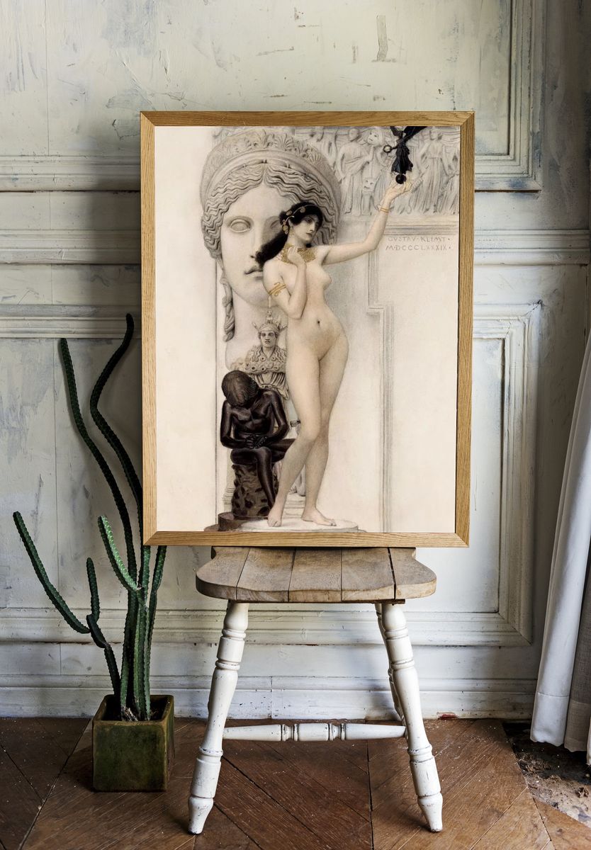 Gustav Klimt 's Allegory Sculpture room preview
