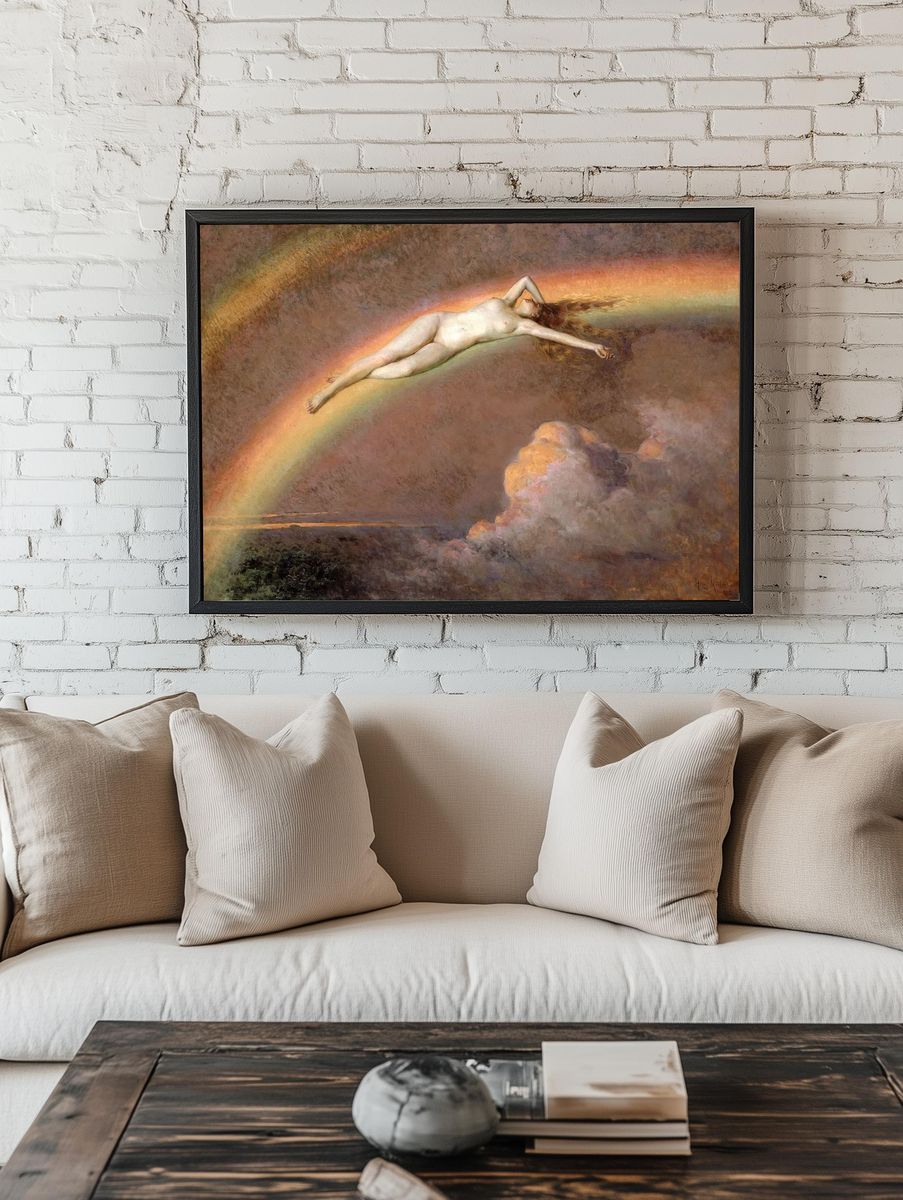 Spirit Rainbow (1912-1919) aesthetic painting. room preview