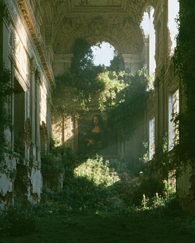 Overgrown Ruins Fine-Art Print. poster — fine-art art