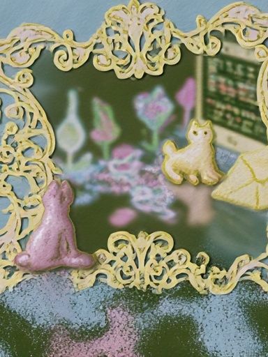 Pastel Ornate Still Life Poster. poster — fine-art art