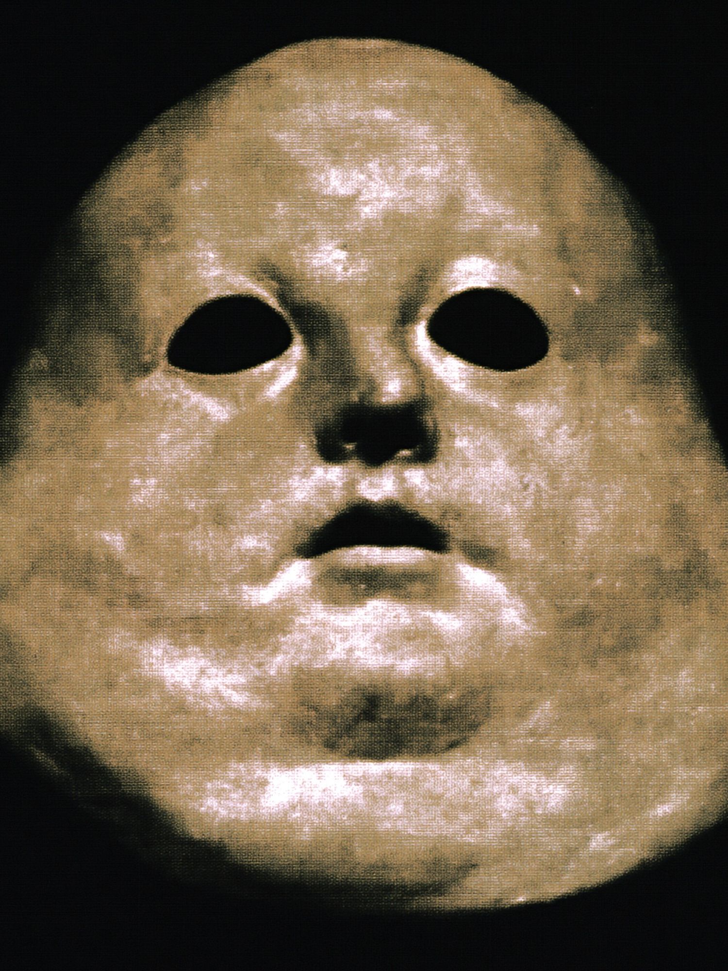 Surreal Mask Portrait Print. poster detail