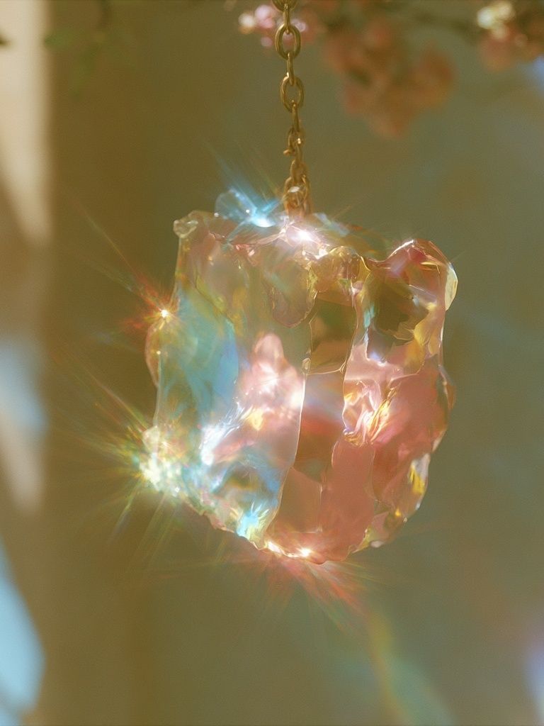 Prismatic Crystal Light Poster. poster — fine-art art
