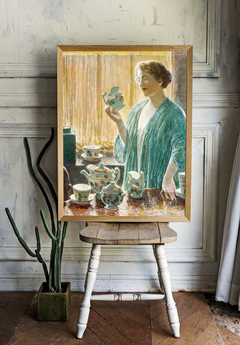 Strawberry Tea Set (1912) Frederick. — room view 1