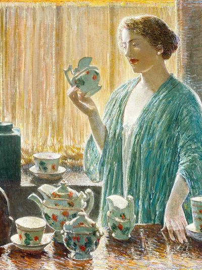 Strawberry Tea Set (1912) Frederick. poster print