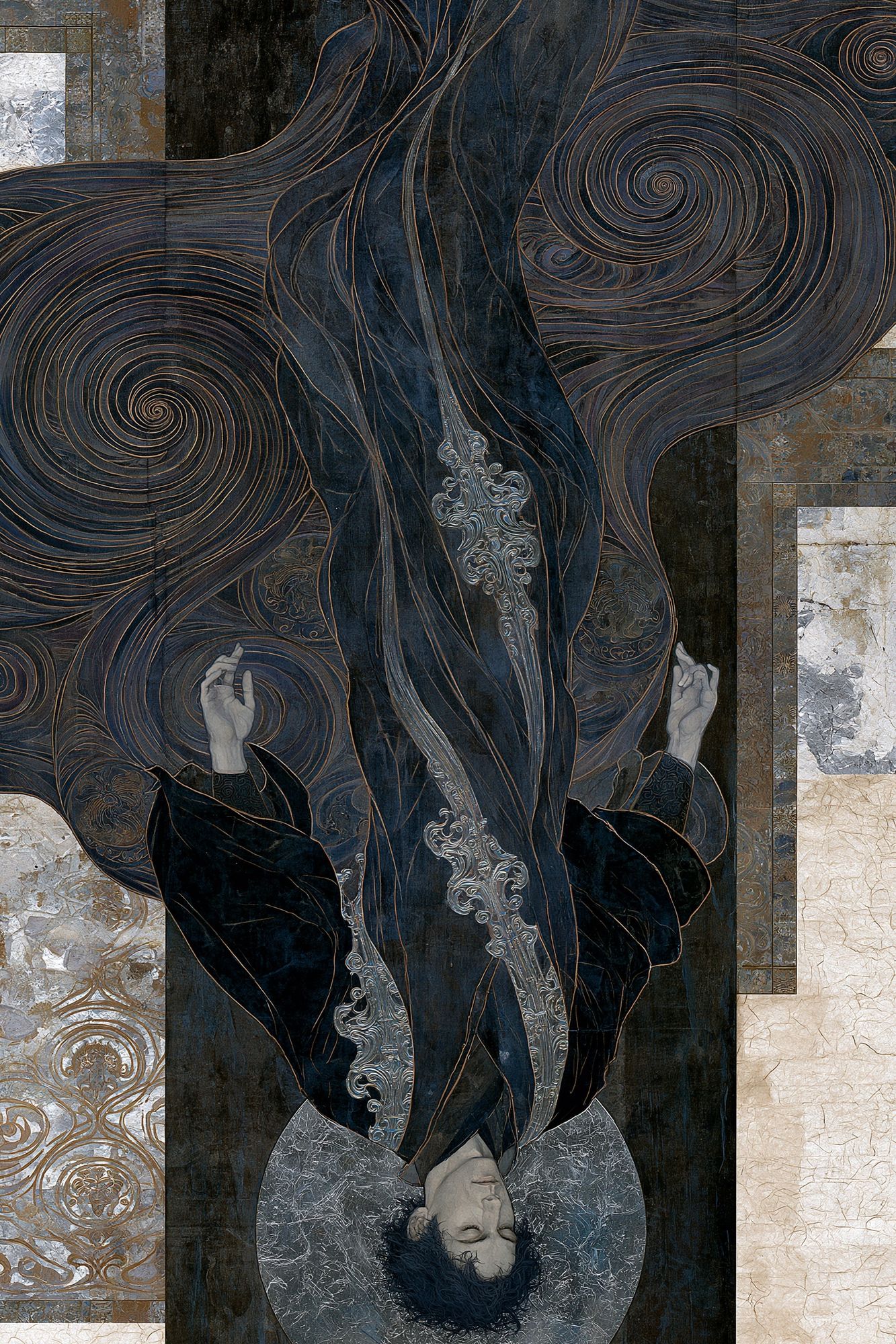 Mystic Figure Surrealism Poster. poster — fine-art art