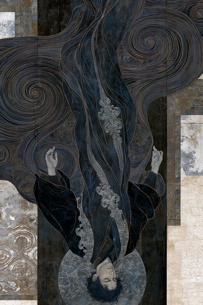 Mystic Figure Surrealism Poster.
