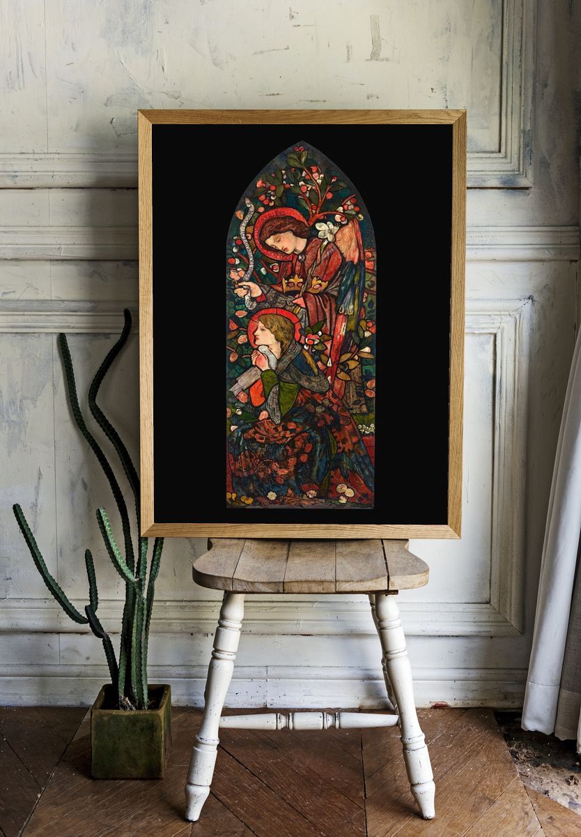 Annunciation (1857) painting high resolution. — room view 1