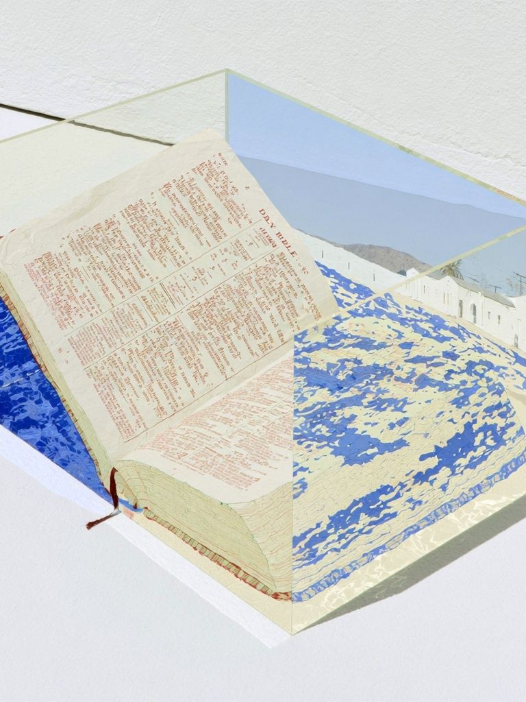 Surreal Bible Landscape Print. poster detail