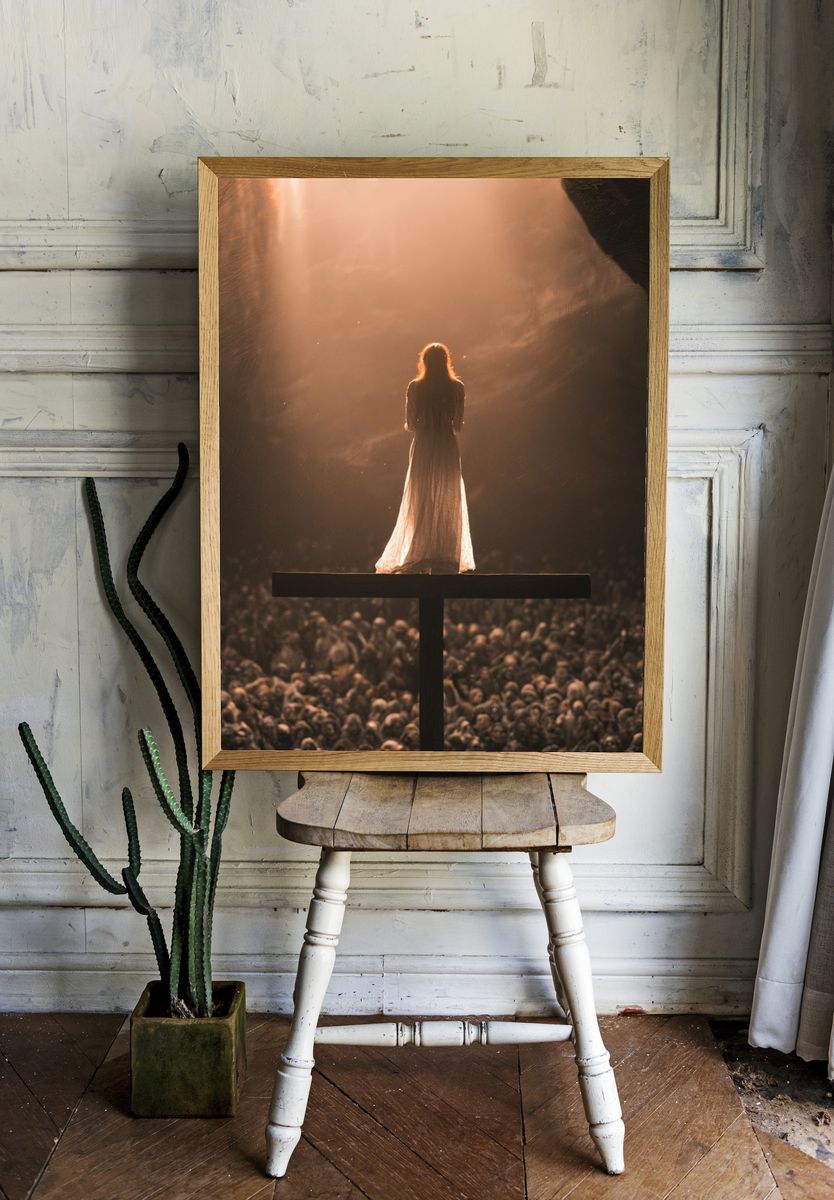 Solitary Figure in Light Poster. — room view 1