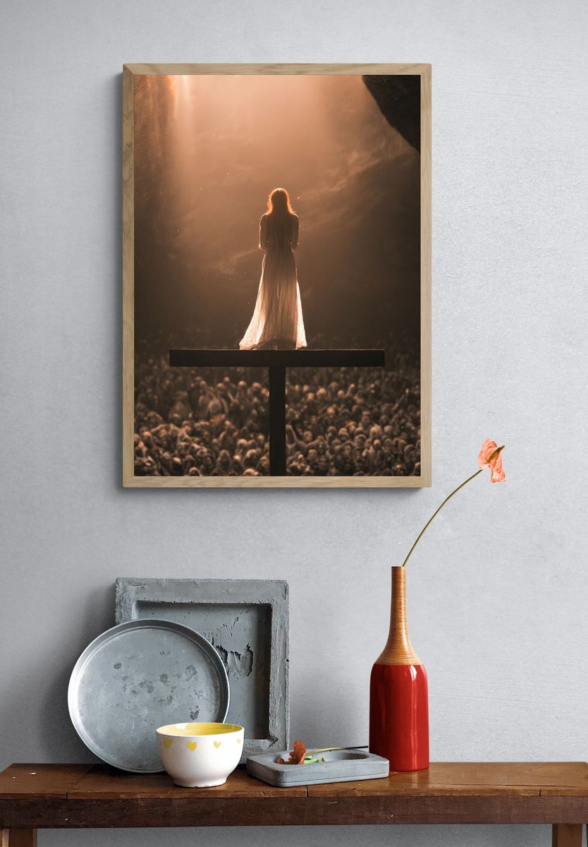 Solitary Figure in Light Poster. — room view 3
