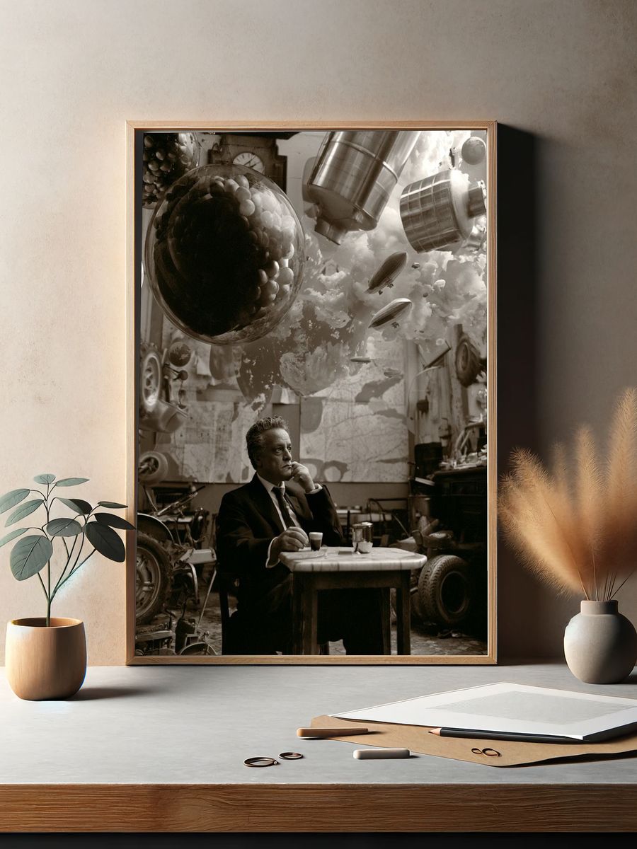 Surreal Café Workshop Poster. — room view 2