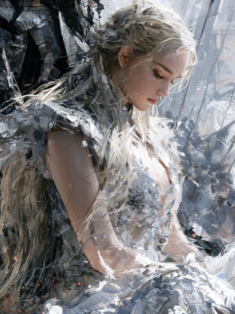 Dreaming Woman Fine-Art Poster. poster — fine-art art