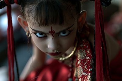 Gothic Doll Portrait Print.